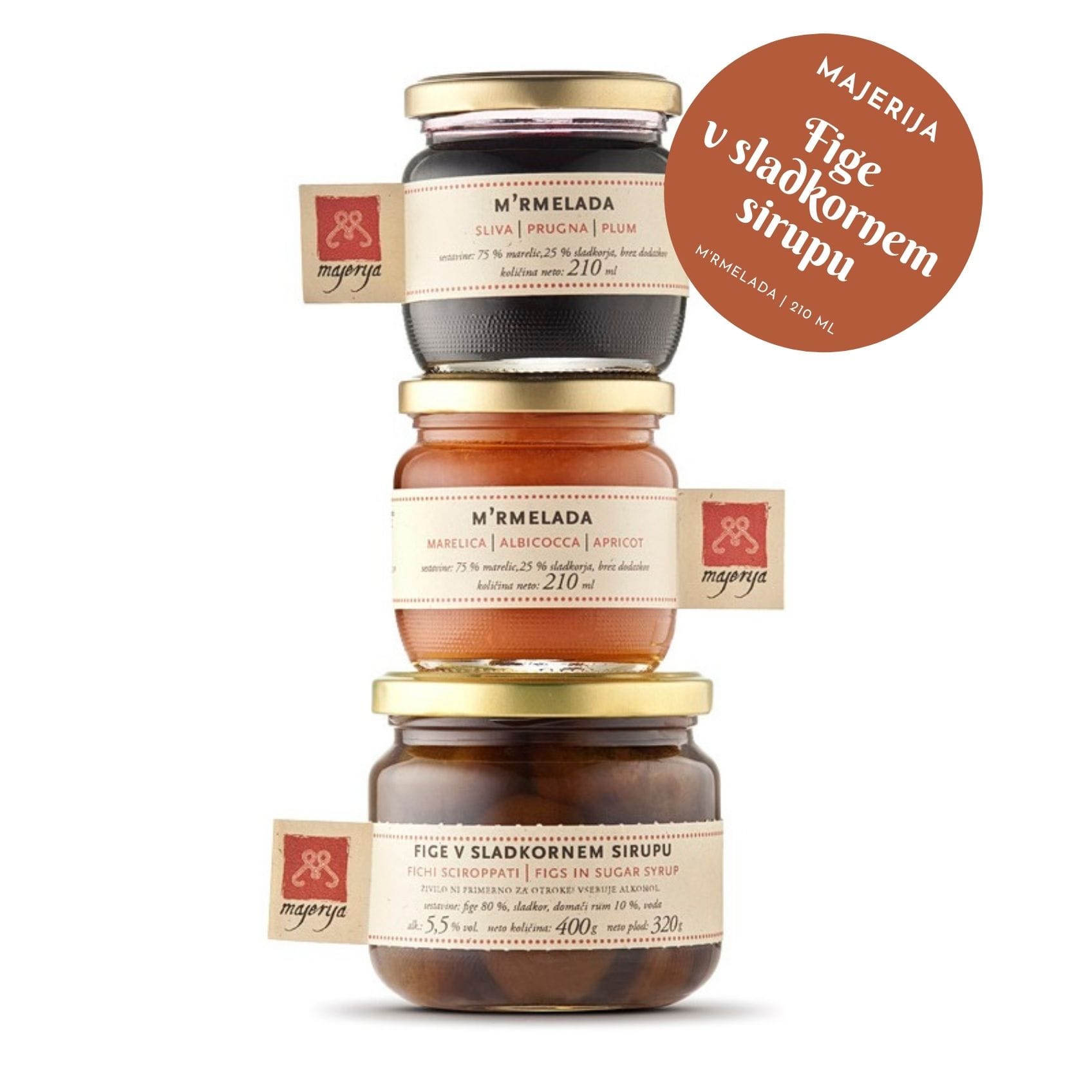 M'rmelada Fige v sladkornem sirupu Majerija