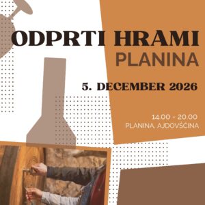 Grafika dogodka ODPRTI HRAMI NA PLANINI